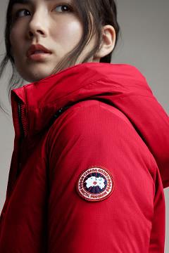 Chamarras Canada Goose Mujer Mexico - Camp Chaqueta De Plumas Rojos YN2169348